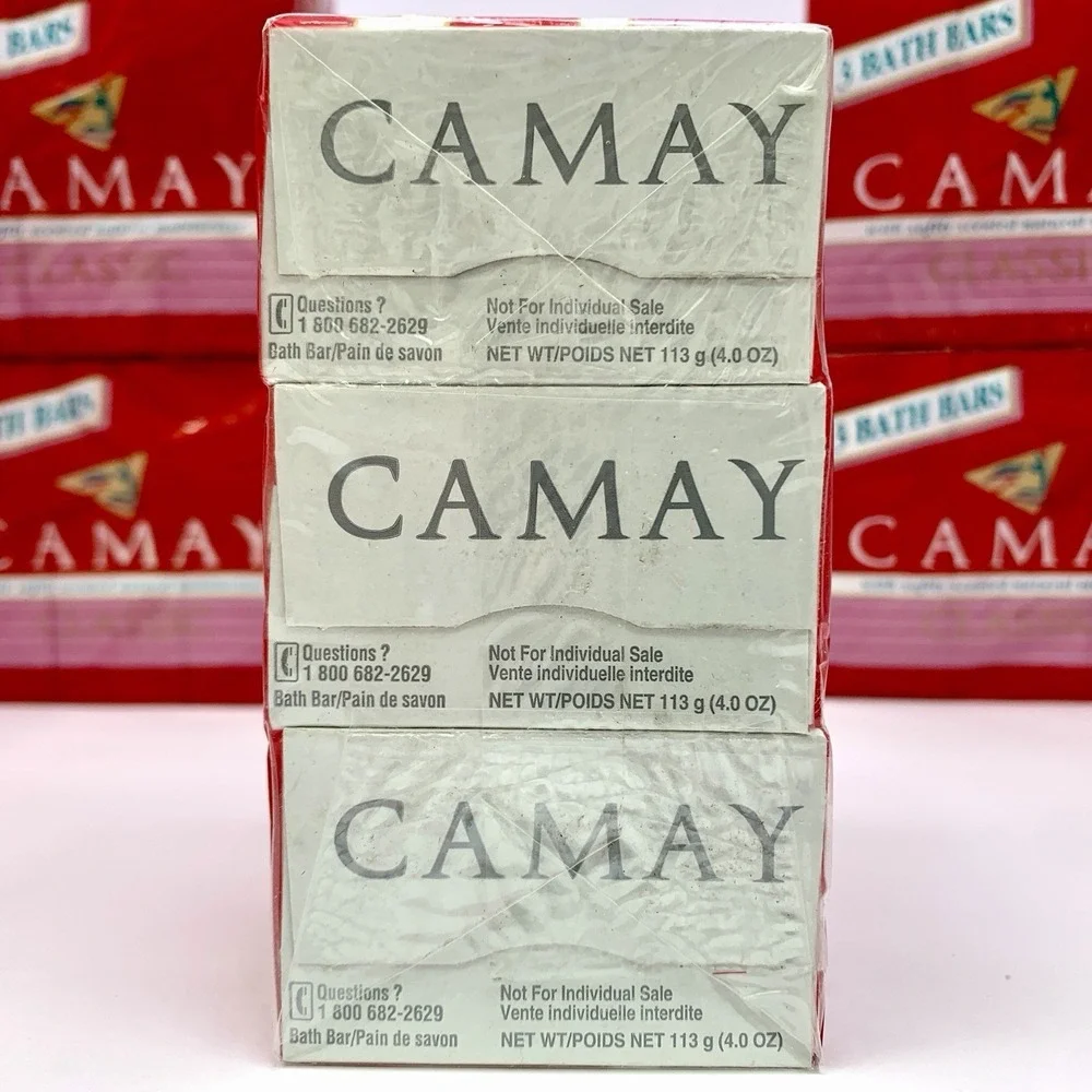 Lot 10 x 3 Packs Camay Soap Pink Classic Softly Scented Discontinued Bath Bar